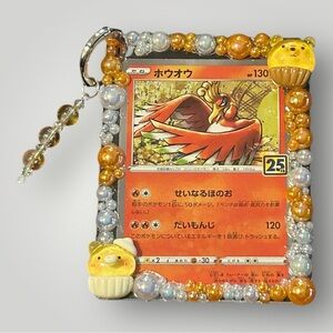 Handmade Decoden Frame with Pokemon Card